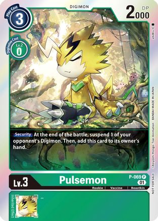Pulsemon - P-069 (Limited Card Pack) (P-069) - Digimon Promotion Cards Foil