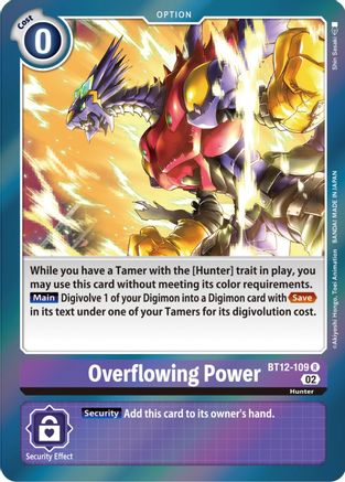 Overflowing Power (BT12-109) - Across Time Foil