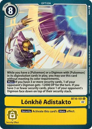 Loenkhe Adistakto (BT10-101) - Revision Pack Cards