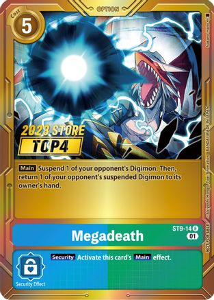 Megadeath (2023 Store Top 4) (ST9-14) - Starter Deck 09: Ultimate Ancient Dragon Foil