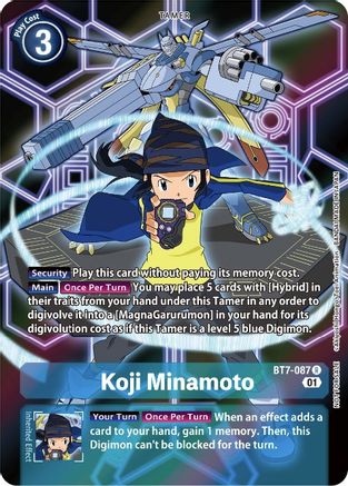 Koji Minamoto (D-Scanner Alternate Art) (BT7-087) - Next Adventure Foil