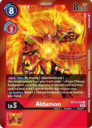 Aldamon (Tamer Party -Special-) (BT12-015) - Across Time Foil