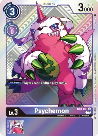 Psychemon (Versus Royal Knight Booster Pre-Release) (BT8-071) - New Awakening Foil