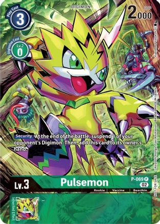 Pulsemon - P-069 (Official Tournament Pack Vol.10) (P-069) - Digimon Promotion Cards Foil