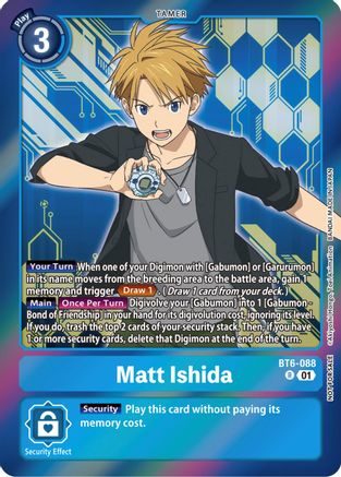 Matt Ishida (Event Pack 5) (BT6-088) - Double Diamond Foil