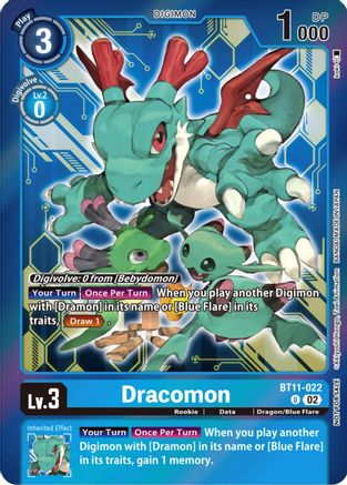Dracomon (Event Pack 5) (BT11-022) - Dimensional Phase Foil