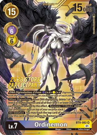 Ordinemon (2023 Store Participant) (BT9-082) - X Record Foil