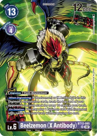 Beelzemon (X Antibody) (Premium Binder Set) (BT12-085) - Across Time Foil