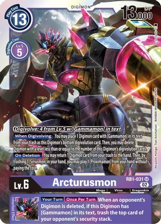 Arcturusmon (RB1-031) - Resurgence Booster Foil