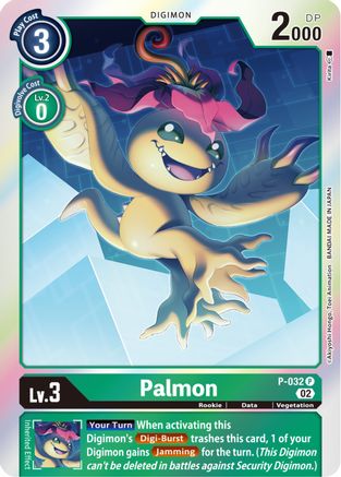 Palmon - P-032 (Resurgence Booster Reprint) (P-032) - Resurgence Booster Foil