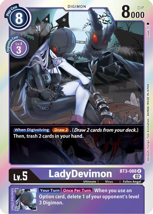 LadyDevimon (Resurgence Booster Reprint) (BT3-088) - Resurgence Booster Foil