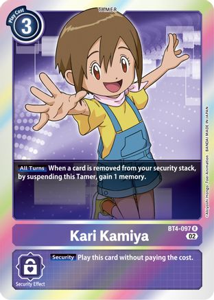 Kari Kamiya (Resurgence Booster Reprint) (BT4-097) - Resurgence Booster Foil