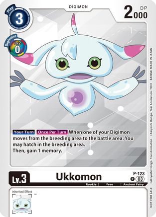 Ukkomon - P-123 (NYCC 2023 Demo Deck) (P-123) - Digimon Demo Deck Exclusive Cards