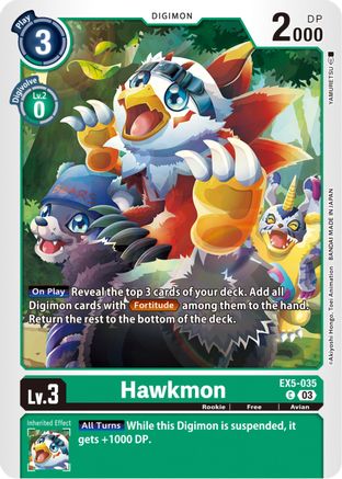 Hawkmon (EX5-035) - Animal Colosseum
