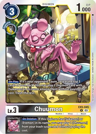 Chuumon (EX5-045) - Animal Colosseum Foil