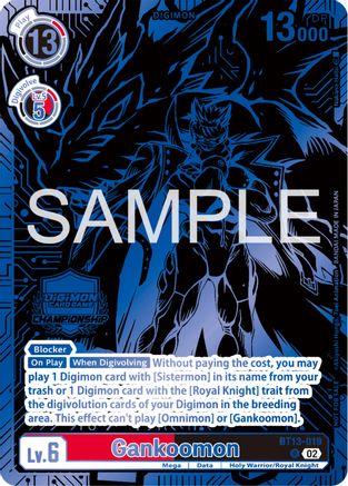 Gankoomon - BT13-019 (2023 Championship Finals Top 16) (BT13-019) - Versus Royal Knights Foil
