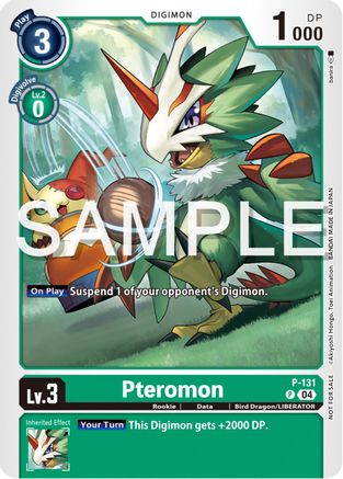 Pteromon (Digimon Liberator Promotion Pack) (P-131) - Digimon Promotion Cards