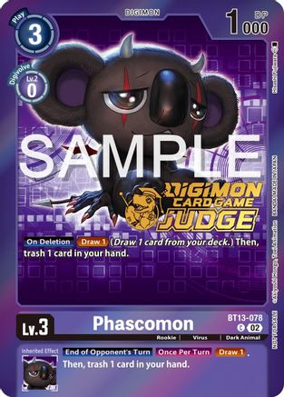 Phascomon (Judge Pack 5) (BT13-078) - Versus Royal Knights Foil