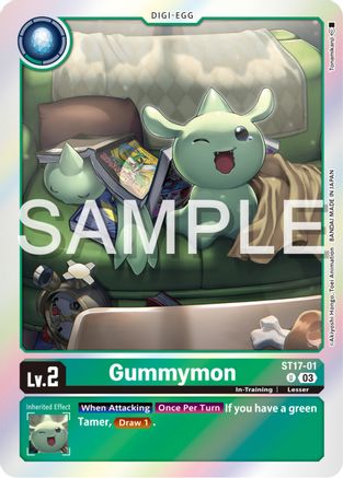 Gummymon (ST17-01) - Starter Deck 17: Double Typhoon Advanced Deck Set Foil