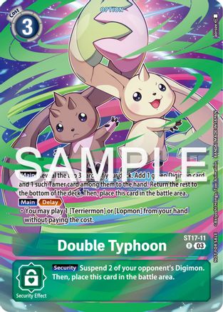 Double Typhoon (Spring Break Event 2024) (ST17-11) - Starter Deck 17: Double Typhoon Advanced Deck Set Foil