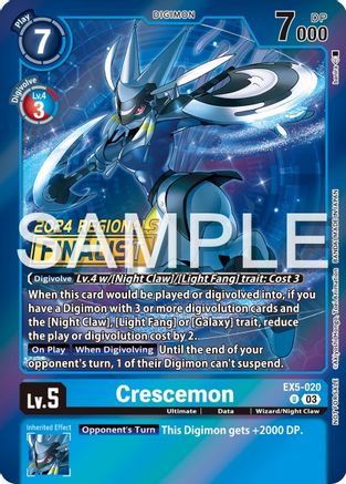 Crescemon (2024 Regionals Finalist) (EX5-020) - Animal Colosseum Foil