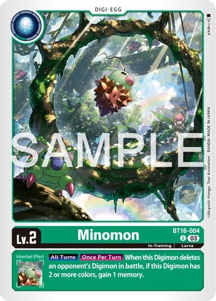 Minomon (BT16-004) - Beginning Observer