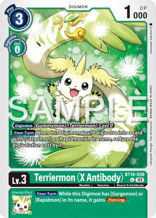 Terriermon (X Antibody) (BT16-038) - Beginning Observer