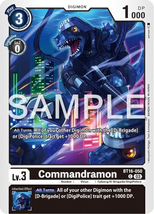 Commandramon (BT16-050) - Beginning Observer