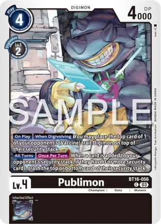 Publimon (BT16-056) - Beginning Observer