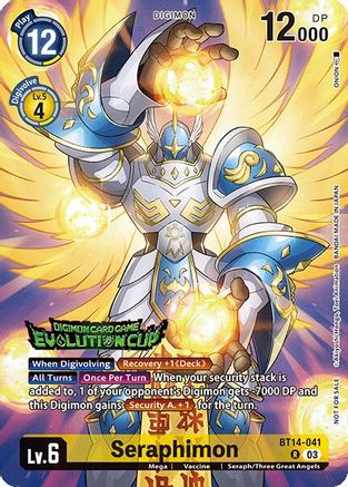 Seraphimon (August 2024 Evolution Cup Participant) (BT14-041) - Blast Ace Foil