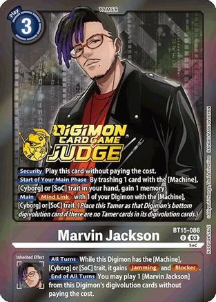 Marvin Jackson (Judge Pack 6) (BT15-086) - Exceed Apocalypse Foil