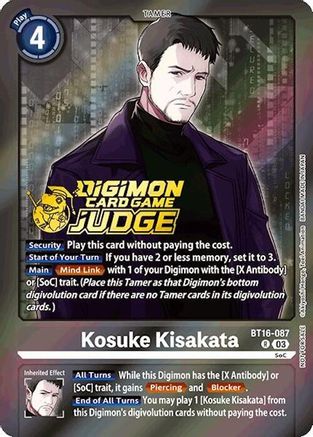 Kosuke Kisakata (Judge Pack 6) (BT16-087) - Beginning Observer Foil