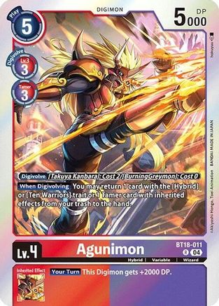 Agunimon (BT18-011) - Release Special Booster 2.0 Foil
