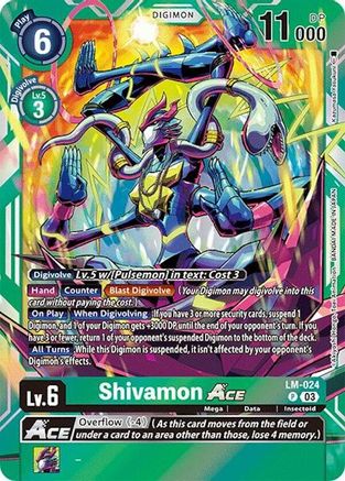 Shivamon ACE (LM-024) - Special Limited Set Foil