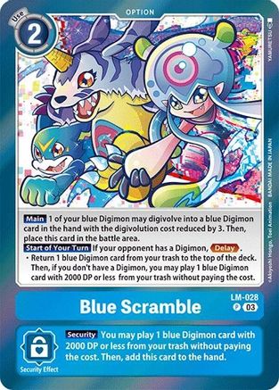 Blue Scramble (LM-028) - Special Limited Set Foil