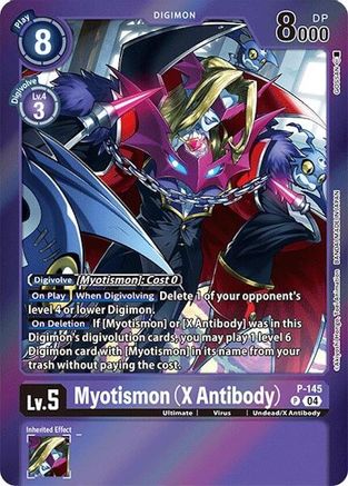 Myotismon (X Antibody) (Reprint) (P-145) - Special Limited Set Foil