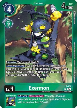 Exermon (Reprint) (P-150) - Special Limited Set Foil