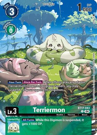 Terriermon (Legend Pack 2024 Box Topper) (BT17-043) - Chain of Liberation Foil