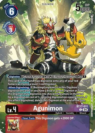 Agunimon (Legend Pack 2024 Box Topper) (BT17-011) - Chain of Liberation Foil