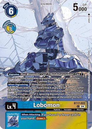 Lobomon (Legend Pack 2024 Box Topper) (BT17-022) - Chain of Liberation Foil