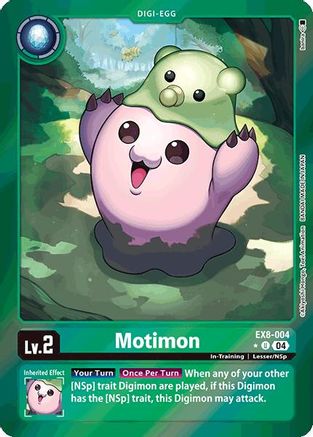 Motimon (Limited Foil) (EX8-004) - Chain of Liberation Foil