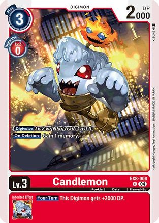 Candlemon (EX8-008) - Chain of Liberation