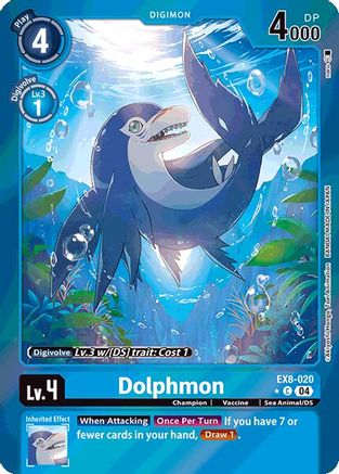 Dolphmon (Limited Foil) (EX8-020) - Chain of Liberation Foil