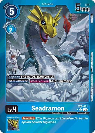 Seadramon (Limited Foil) (EX8-021) - Chain of Liberation Foil