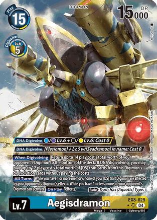 Aegisdramon (Alternate Art) (EX8-029) - Chain of Liberation Foil