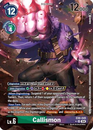 Callismon (Alternate Art) (EX8-045) - Chain of Liberation Foil
