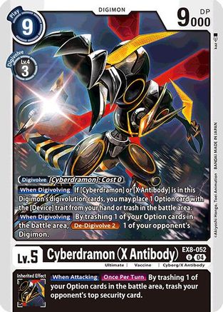 Cyberdramon (X Antibody) (EX8-052) - Chain of Liberation