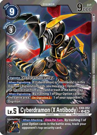 Cyberdramon (X Antibody) (Limited Foil) (EX8-052) - Chain of Liberation Foil