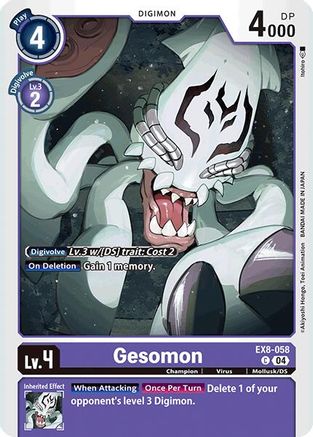 Gesomon (EX8-058) - Chain of Liberation