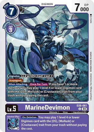 MarineDevimon (EX8-061) - Chain of Liberation